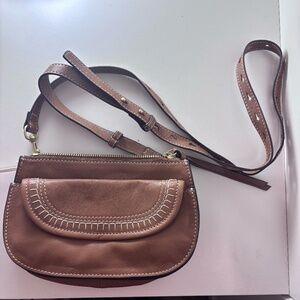 Lucky Brand Leather Purse Adjustable Shoulder Bag CrossBody NEW NWT (MSRP $128)